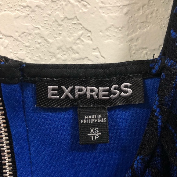 Express Peplum Lace Tank Top - Picture 2 of 3